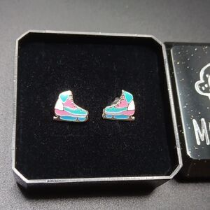 New 925 Sterling Silver Girls Skate Earrings ⛸️ Monkimau‎ New In Box